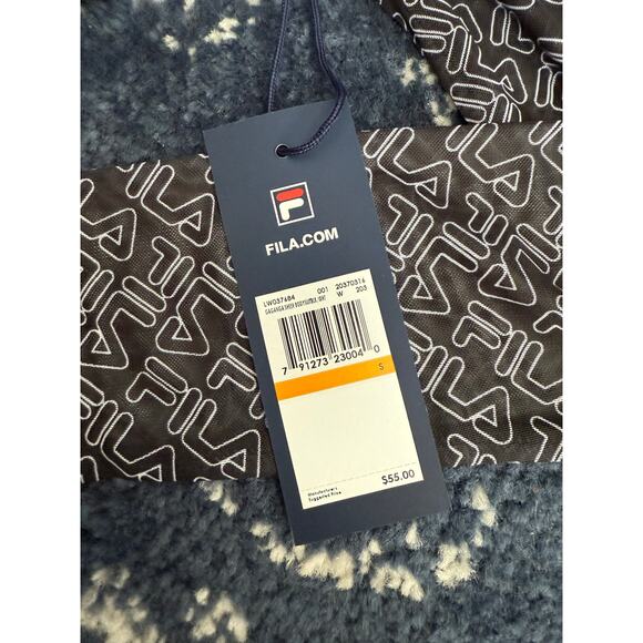 NWT Fila Womens Gaganga Sheer Bodysuit LW037684-001 BlacK Sz. S - Picture 4 of 8